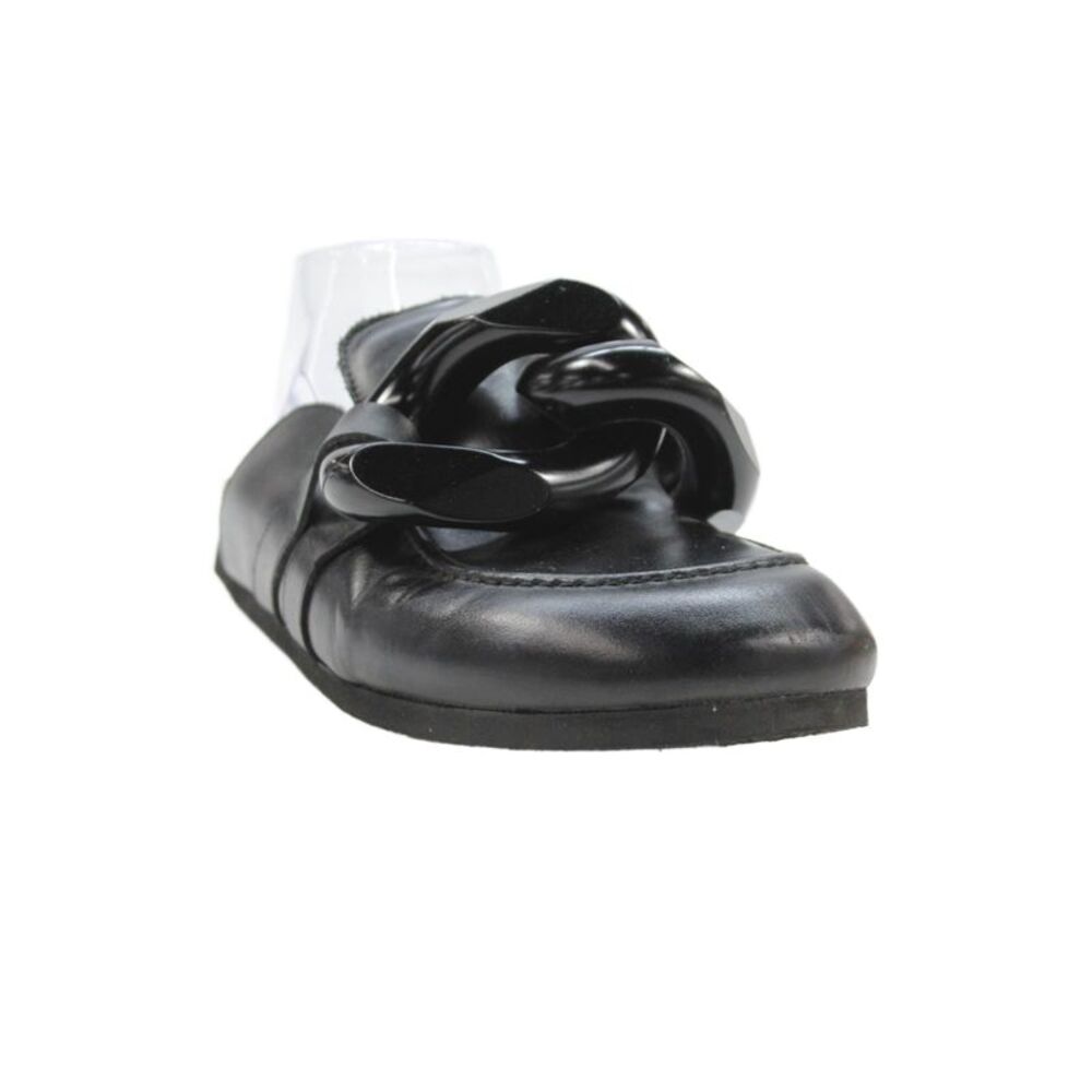 JW Anderson Womens Chunky Embellished Leather Mules Shoes Black Size 9